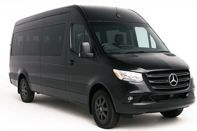 Mercedes-Benz Sprinter van for group airport transportation in NYC